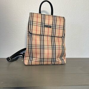Burberry Y2K style convertible mini backpack nova check